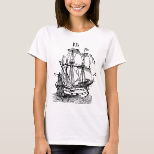 T-shirt Gallion - Noir