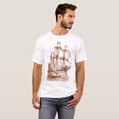 T-shirt Gallion - Noix (Devant entier)