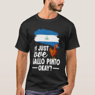 T-shirt Gallo Pinto Nicaraguano Enthousiaste Aime Juste Ga