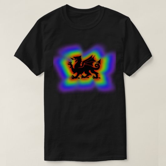 T-shirt Gallois Rainbow Shadow Dragon (Design devant)