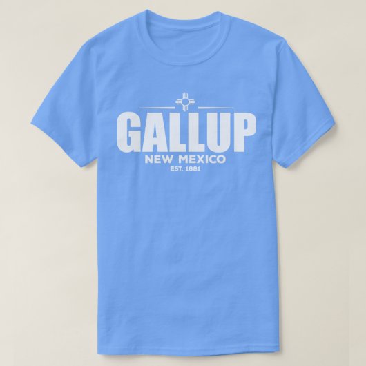 T-shirt Gallup Nouveau-Mexique 2 (Design devant)