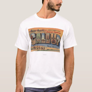 T-shirt Gallup, Nouveau Mexique - grandes scènes de lettr