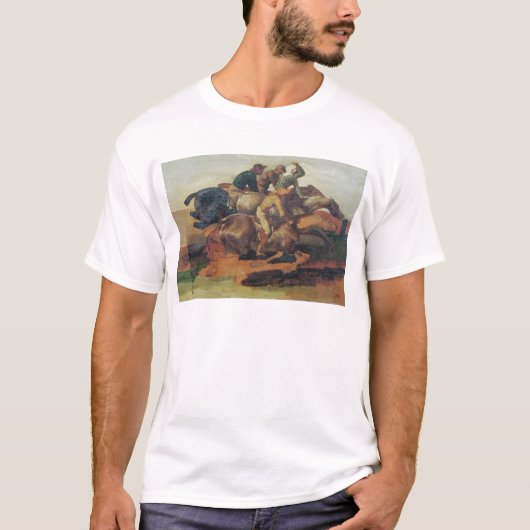 T-shirt Galoper de quatre jockeys (Devant)