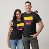 T-shirt Gamarra Colombie Drapeau Emblème Escudo Bandera Cr (Unisexe)