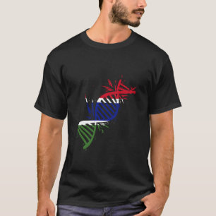 T-shirt Gambia ADN Racines Gambia Drapeau Gambia Fierté Ga