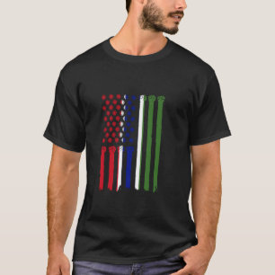 T-shirt Gambie Racines gambiennes États-Unis Amérique Poin
