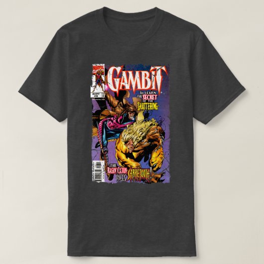 T-shirt Gambit Vs Sabretooth (Design devant)