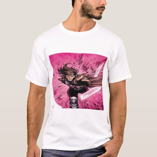 T-shirt Gambit X-Men: El Maestro de las Cartas (Devant)