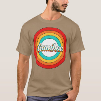 T-shirt Gamboa Nom Chemise Vintage Gamboa Cercle