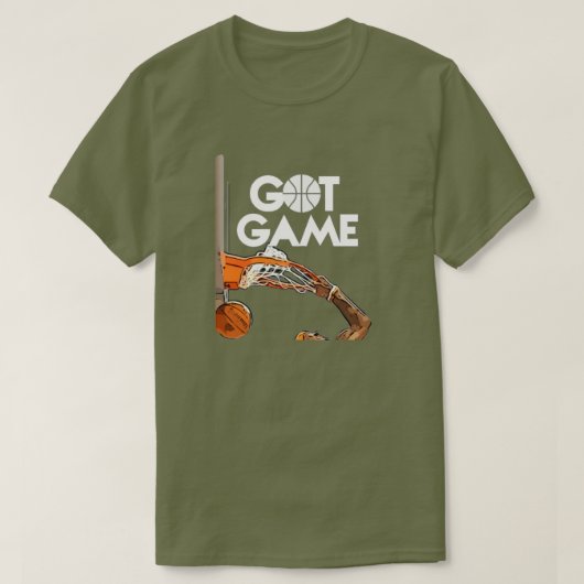 T-shirt Game (Basketball) (Design devant)