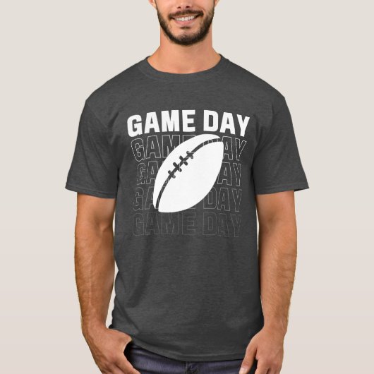T-shirt GAME DAY Football américain (Devant)
