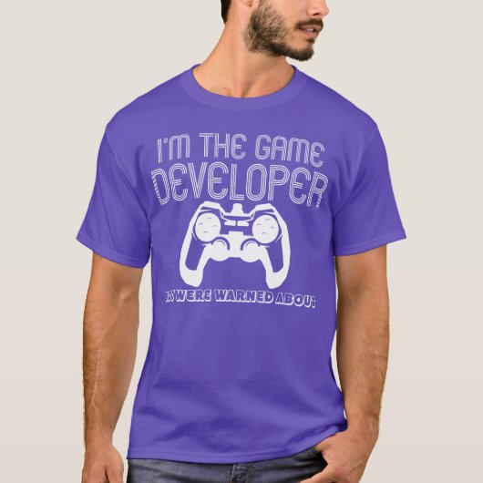 T-shirt Game Developer Joke Coding Gameester Programmer fr (Devant)