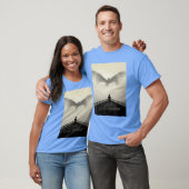 T-shirt Game of Thrones Dragon sur Gris drôle (Unisexe)