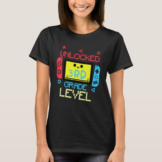 T-shirt Game On 3rd Grade Back To School Third grade Level (Devant)