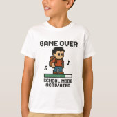T-shirt Game Over - Back to School (Devant)