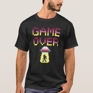 T-shirt Game Over, Bigfoot, Enlèvement d'Aliens