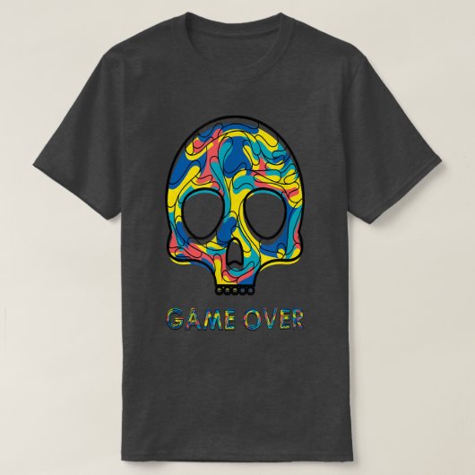 T-shirt Game Over Games loves (Design devant)