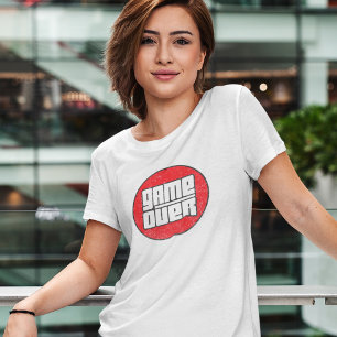T-shirt Game Over - Joueur sur Ordinateur