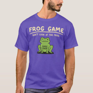 T-shirt Game Over Ne Regardez pas les Cadeaux de Grenouill