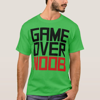 T-shirt Game Over Noob girl