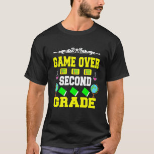 T-shirt Game Over Professeur Enfants Jeu Vidéo Rentrée Sco