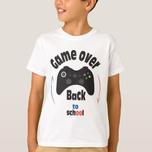 T-shirt Game Over Retour à l'école