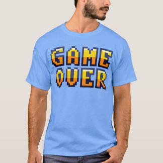 T-shirt Game Over retrogaming vintage jeux rétro
