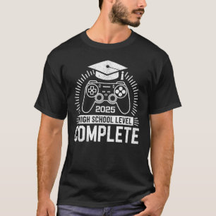 T-shirt Gamer 2025 lycée niveau complet