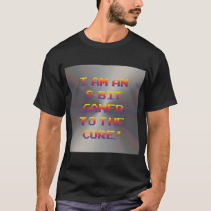 T-Shirt Gamer 8 bits pour arcade classique très am