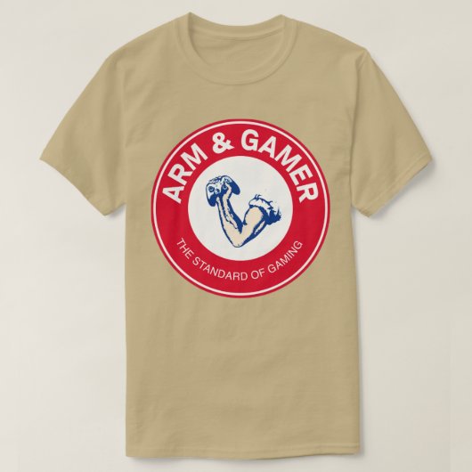 T-SHIRT GAMER À BRAS (Design devant)
