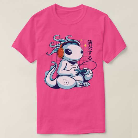 T-shirt Gamer Axolotl (Design devant)