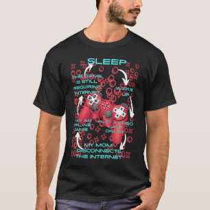 T-shirt Gamer Boy Daily Life Cycle Jeu Ados Jeux pour enfa