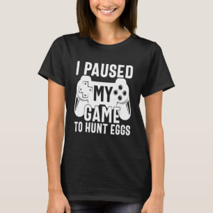 T-shirt Gamer Boys Enfants J'Ai Suspendu Mon Jeu À La Chas