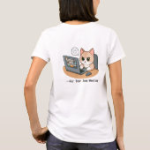 T-Shirt Gamer Cat (Dos)