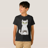 T-shirt Gamer Cat Video Game Controller Cute Gaming Geek G (Devant entier)