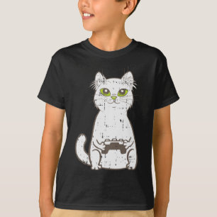 T-shirt Gamer Cat Video Game Controller Cute Gaming Geek G