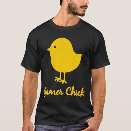 T-shirt Gamer Chick Graphic (Devant)