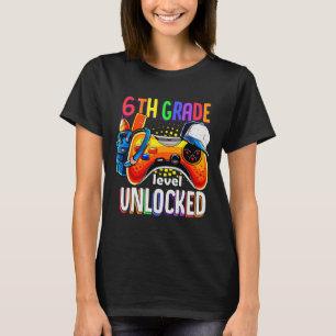 T-shirt Gamer Ck À L'école Manette Sixième 6ème Niveau U