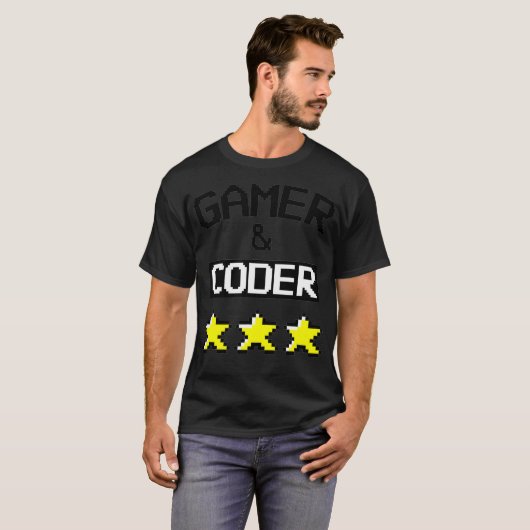T-shirt GAMER  CODER Gaming  Coding  (Devant entier)