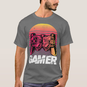 T-shirt Gamer Contrôleur PC Jeux Vidéo Lover Hobby Passio
