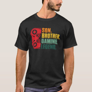 T-shirt Gamer  Controller Gaming Son Brother Playing Sarca