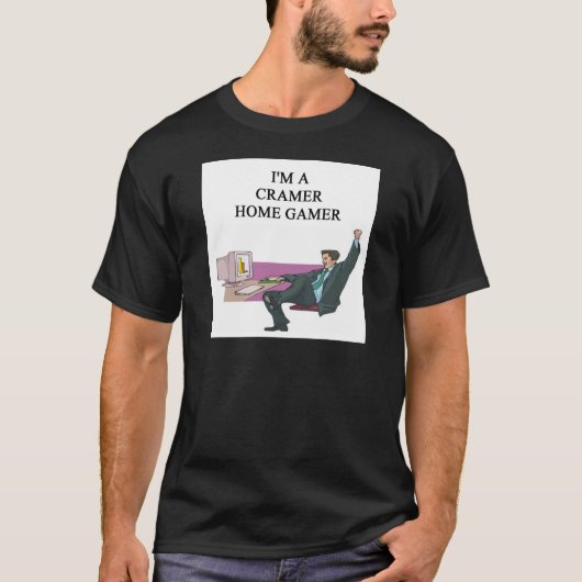T-shirt gamer de maison de cramer de JIM (Devant)