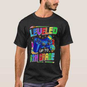 T-shirt Gamer De Niveau Jusqu'À 6E Année Retour À L'École 