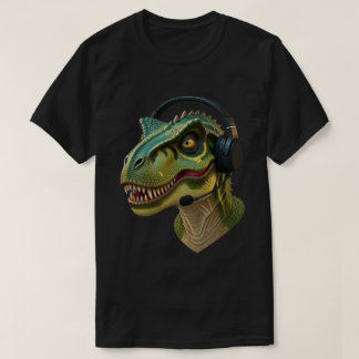 T-shirt Gamer Dinosaur
