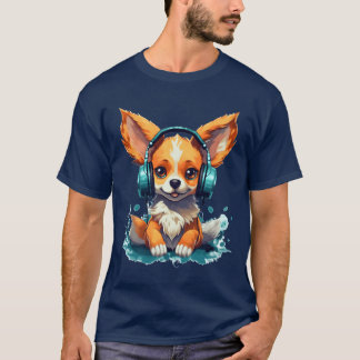 T-shirt Gamer Dog Shiba Inu Gaming Playing Video Games gir