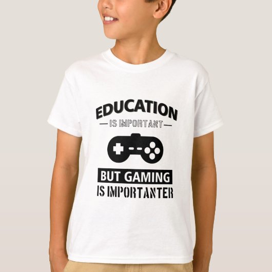 T-shirt Gamer drôle (Devant)