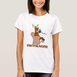 T-shirt Gamer drôle de renne