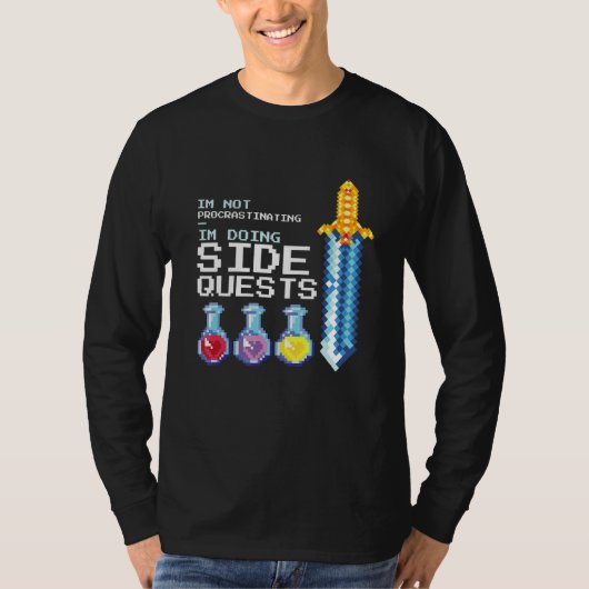 T-shirt Gamer Drôle Je ne proteste pas Je fais Sid (Devant)