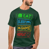 T-shirt Gamer Duty appel légende de jeu de votre jeu (Devant)