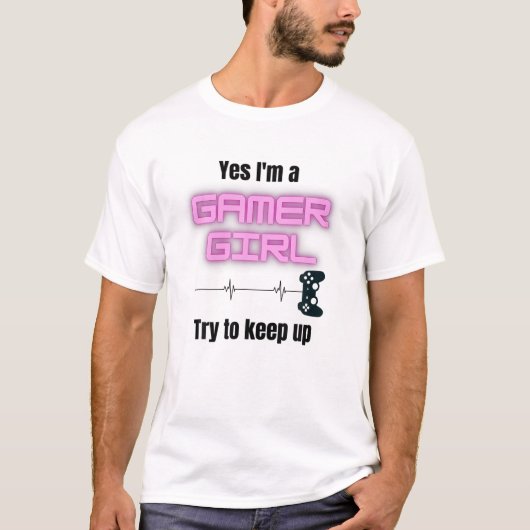 T-shirt gamer fille (Devant)